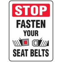 Forklift-Safety-Signs-Stop-Fasten-Your-Seat-Belts-With-Seat-Belt-Symbol-W1539-ba
